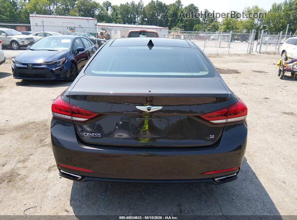KMHGN4JE6GU106744 2016 HYUNDAI GENESIS Brown 