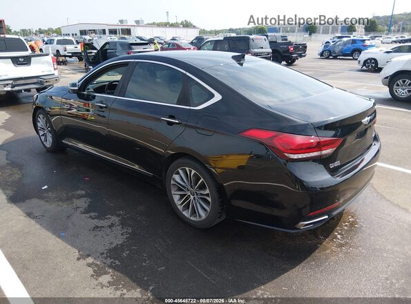 KMHGN4JE6GU107828 2016 HYUNDAI GENESIS Black Tył lewy