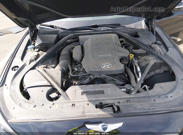 KMHGN4JE6GU107828 2016 HYUNDAI GENESIS Black Widok z tyłu
