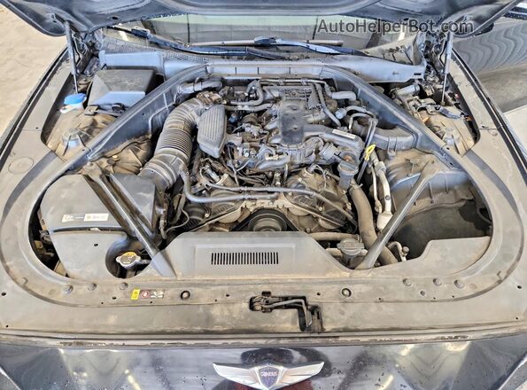 KMHGN4JE6GU141638 2016 HYUNDAI GENESIS Черный Вид задней части салона