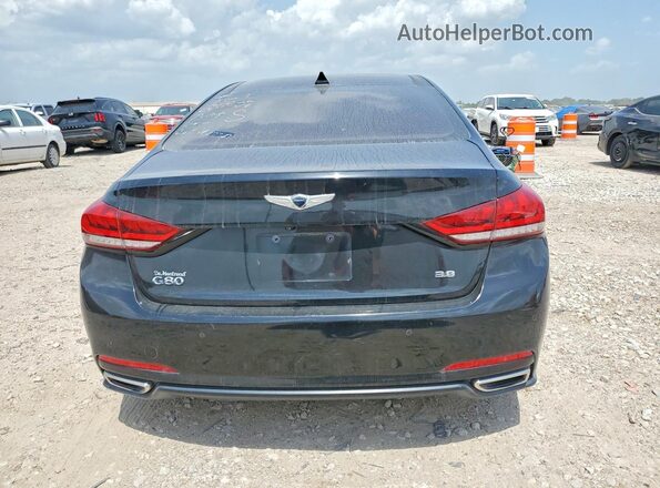 KMHGN4JE6HU206893 2017 GENESIS G80 Черный Вид сзади