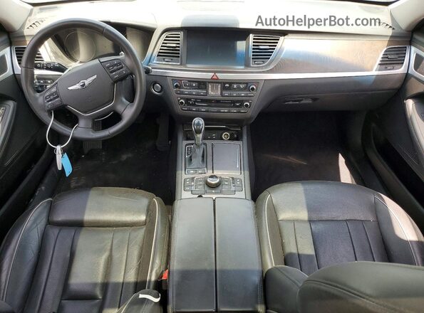 KMHGN4JE6HU206893 2017 GENESIS G80 Черный Вид панели приборов