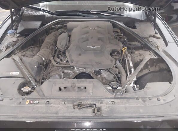 KMHGN4JE6KU287918 2019 GENESIS G80 Black Widok z tyłu