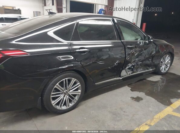 KMHGN4JE6KU287918 2019 GENESIS G80 Black Widok z przodu