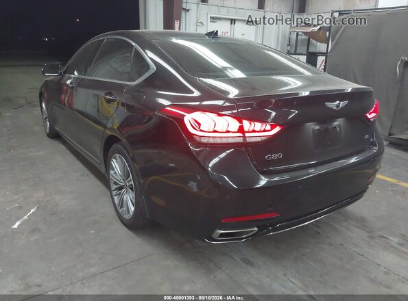 KMHGN4JE6KU287918 2019 GENESIS G80 Black Tył lewy