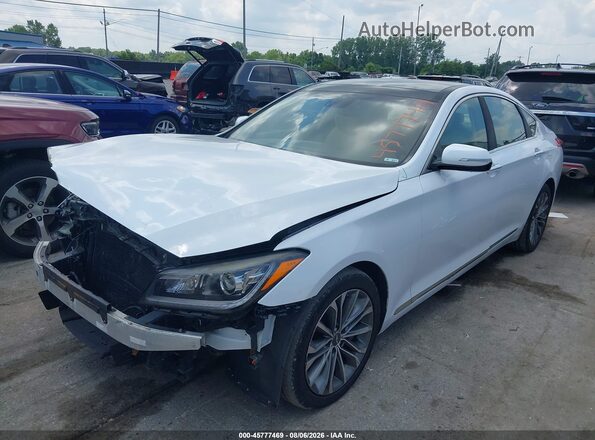 KMHGN4JE7GU110799 2016 HYUNDAI GENESIS White Przód lewy