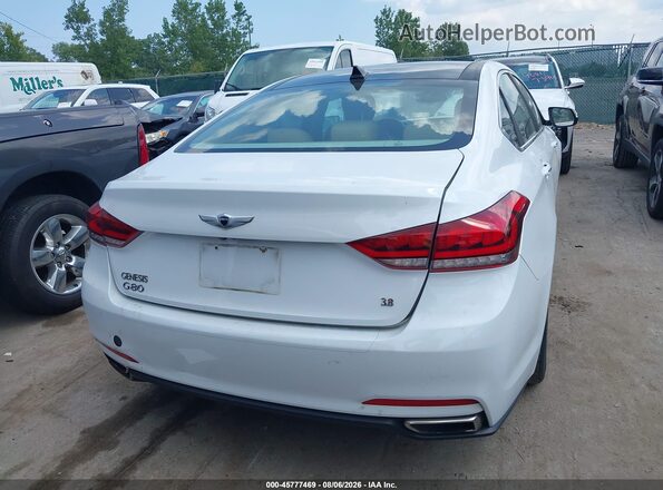 KMHGN4JE7GU110799 2016 HYUNDAI GENESIS White 
