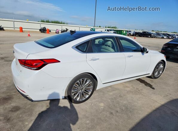 KMHGN4JE8GU127529 2016 HYUNDAI GENESIS Белый Задняя правая четверть