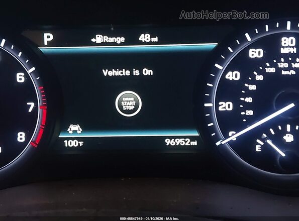 KMHGN4JE8KU296863 2019 GENESIS G80 Black Вид задніх сидінь