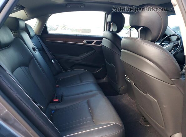KMHGN4JEXGU118668 2016 HYUNDAI GENESIS Gray Հետևի նստատեղերի տեսք