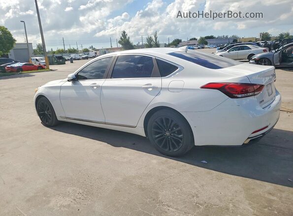 KMHGN4JEXGU133803 2016 HYUNDAI GENESIS Red უკანა მარცხენა