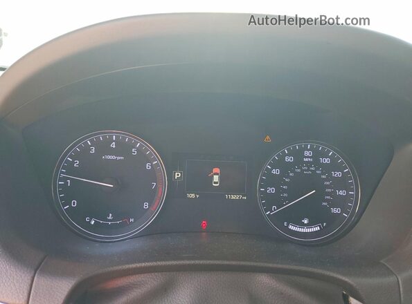 KMHGN4JEXGU133803 2016 HYUNDAI GENESIS Red ხელსაწყოთა პანელის ხედი