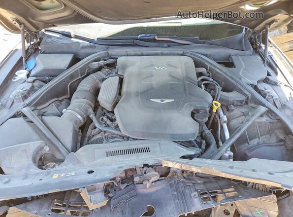 KMHGN4JEXJU215974 2018 GENESIS G80 Black Rear interior view