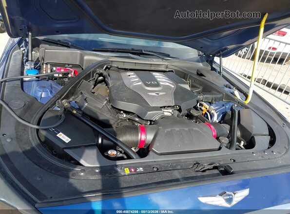 KMHGN4JF1HU179501 2017 GENESIS G80 Blue Vista trasera