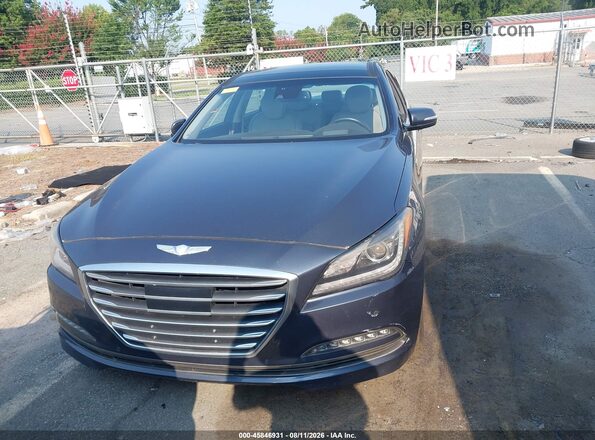 KMHGN4JF7HU204983 2017 GENESIS G80 Синий Вид спереди