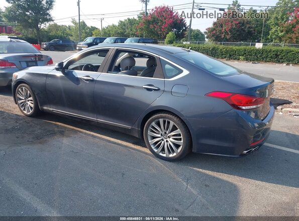 KMHGN4JF7HU204983 2017 GENESIS G80 Синий Панорамный вид салона 360°