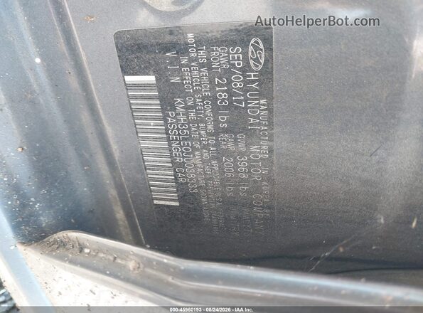KMHH35LE0JU038333 2018 HYUNDAI ELANTRA GT Gray Շարժիչի բաժամունքի տեսք