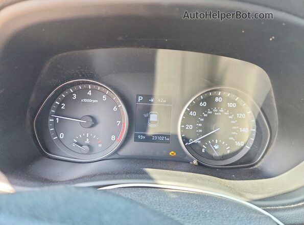 KMHH35LE0LU125085 2020 HYUNDAI ELANTRA Silver Widok zestawu wskaźników