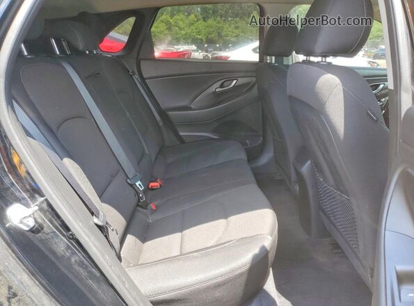KMHH35LE1JU071583 2018 HYUNDAI ELANTRA Black Rear seats view