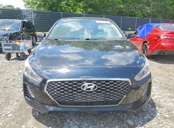 KMHH35LE1JU071583 2018 HYUNDAI ELANTRA Black Front view
