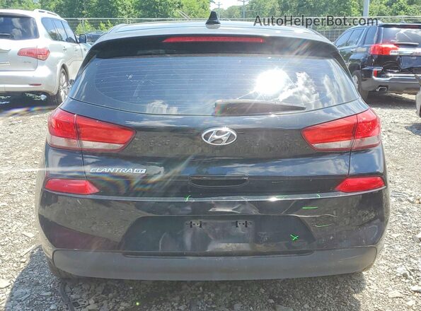 KMHH35LE1JU071583 2018 HYUNDAI ELANTRA Black Rear view