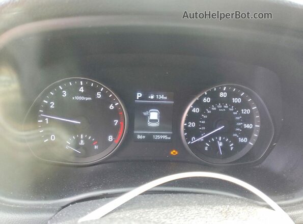 KMHH35LE1JU071583 2018 HYUNDAI ELANTRA Black Instrument cluster view