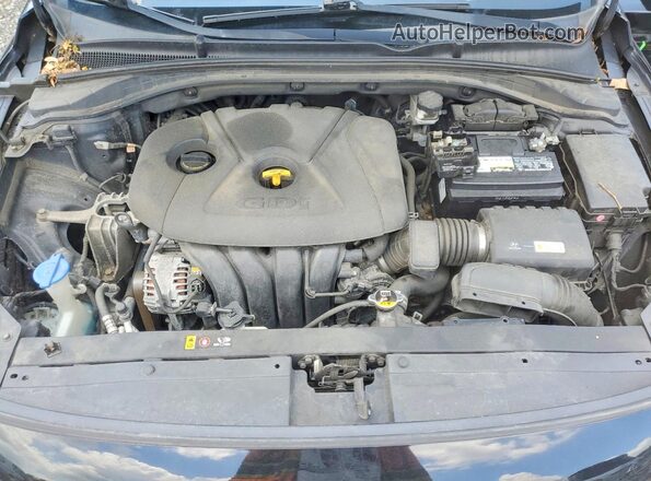 KMHH35LE1JU071583 2018 HYUNDAI ELANTRA Black Rear interior view