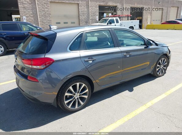 KMHH35LE1JU081272 2018 HYUNDAI ELANTRA GT Gray Trasero derecho