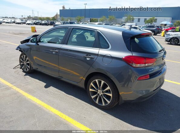 KMHH35LE1JU081272 2018 HYUNDAI ELANTRA GT Gray Trasero izquierdo