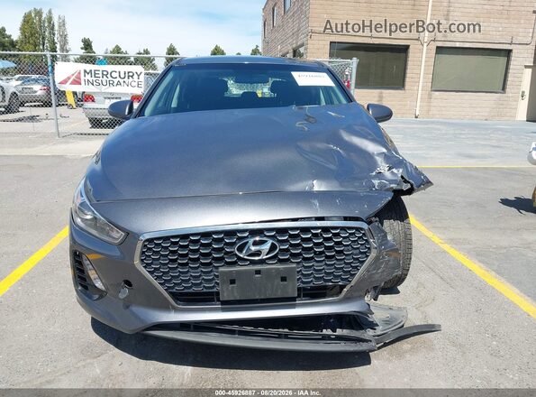 KMHH35LE1JU081272 2018 HYUNDAI ELANTRA GT Gray Vista del cuadro de instrumentos