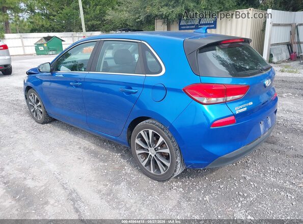 KMHH35LE2JU057496 2018 HYUNDAI ELANTRA GT Blue Հետևի ձախ