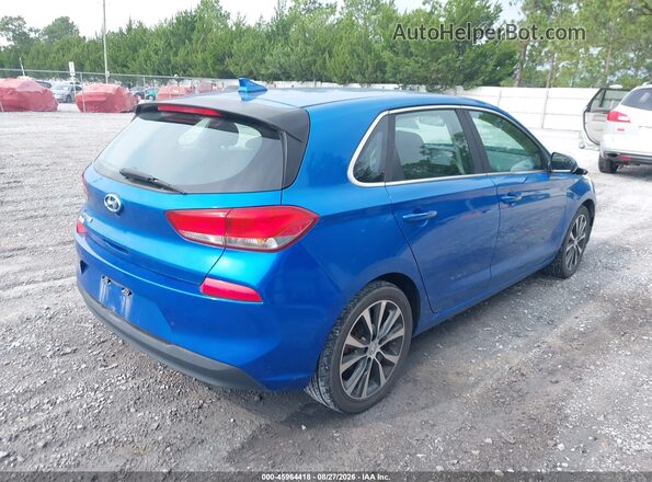 KMHH35LE2JU057496 2018 HYUNDAI ELANTRA GT Blue Հետևի աջ