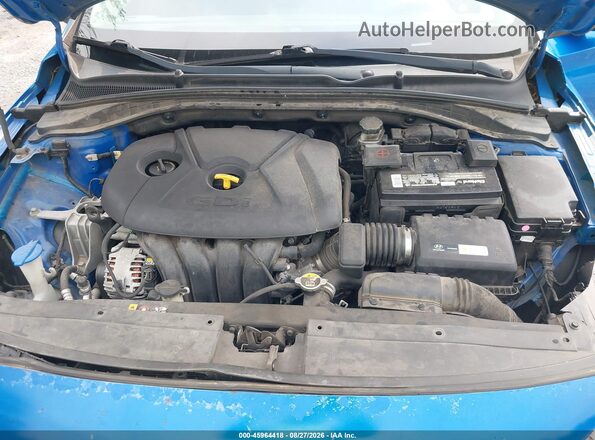 KMHH35LE2JU057496 2018 HYUNDAI ELANTRA GT Blue Հետևի տեսք