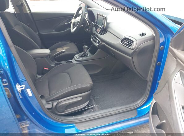 KMHH35LE2JU057496 2018 HYUNDAI ELANTRA GT Blue Սալոնի դիմացի տեսք