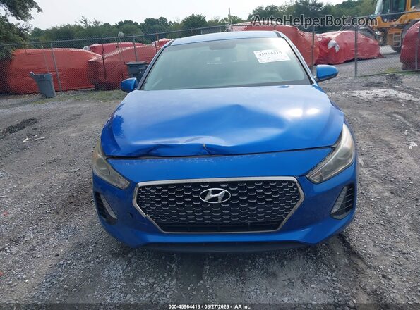 KMHH35LE2JU057496 2018 HYUNDAI ELANTRA GT Blue Սարքավորումների վահանակի տեսք