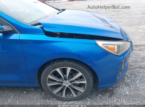 KMHH35LE2JU057496 2018 HYUNDAI ELANTRA GT Blue 