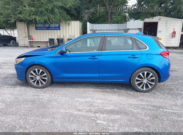 KMHH35LE2JU057496 2018 HYUNDAI ELANTRA GT Blue Սալոնի 360 աստիճան տեսք