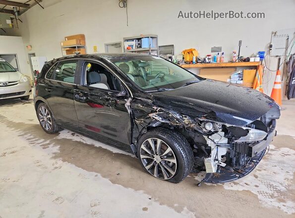 KMHH35LE2JU078784 2018 HYUNDAI ELANTRA Black Przód prawy