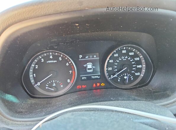 KMHH35LE2LU142115 2020 HYUNDAI ELANTRA Black Սարքավորումների վահանակի տեսք