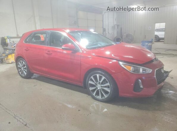 KMHH35LE3JU011725 2018 HYUNDAI ELANTRA Красный Передняя правая четверть