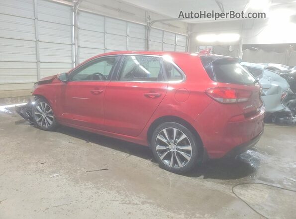 KMHH35LE3JU011725 2018 HYUNDAI ELANTRA Красный Задняя левая четверть