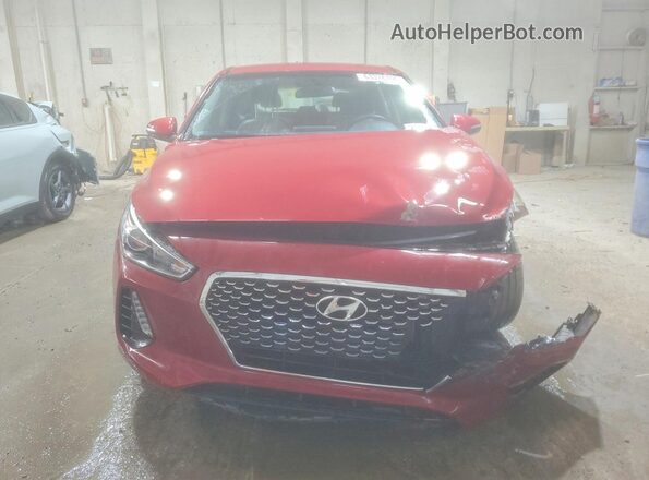 KMHH35LE3JU011725 2018 HYUNDAI ELANTRA Красный Вид спереди