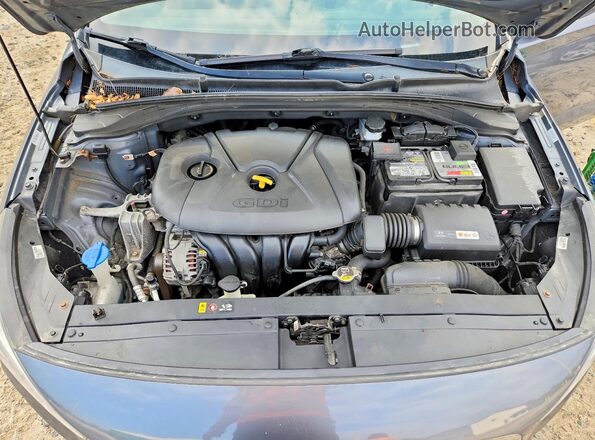 KMHH35LE3JU075148 2018 HYUNDAI ELANTRA Gray Շարժիչի բաժամունքի տեսք