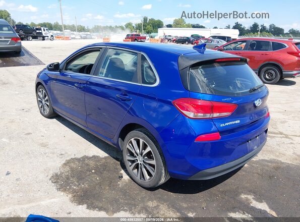 KMHH35LE3KU099256 2019 HYUNDAI ELANTRA GT Blue Задня ліва чверть