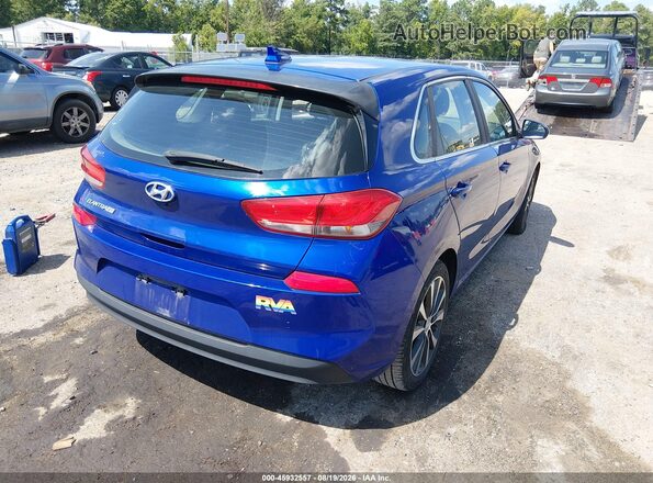 KMHH35LE3KU099256 2019 HYUNDAI ELANTRA GT Blue Задня права чверть