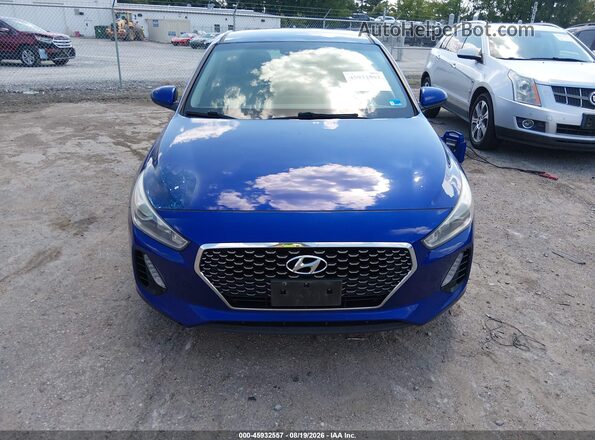 KMHH35LE3KU099256 2019 HYUNDAI ELANTRA GT Blue Вид щитка приладів