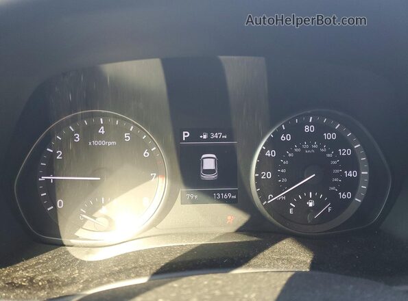 KMHH35LE4JU014262 2018 HYUNDAI ELANTRA Silver ხელსაწყოთა პანელის ხედი