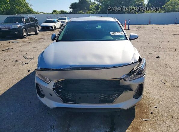 KMHH35LE4JU014262 2018 HYUNDAI ELANTRA Silver წინა ხედი
