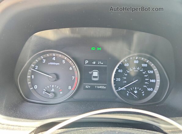 KMHH35LE4JU049979 2018 HYUNDAI ELANTRA Серебряный Вид щитка приборов