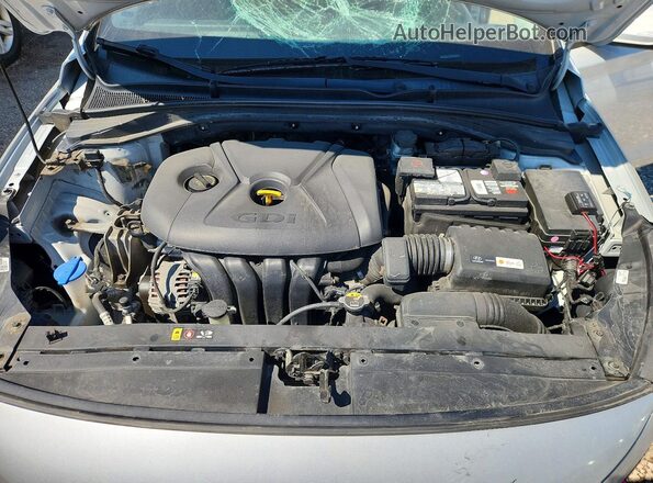 KMHH35LE4JU056754 2018 HYUNDAI ELANTRA Серебряный Вид задней части салона